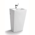 wholesale sanitary ware one-piece pedestal sink/basin